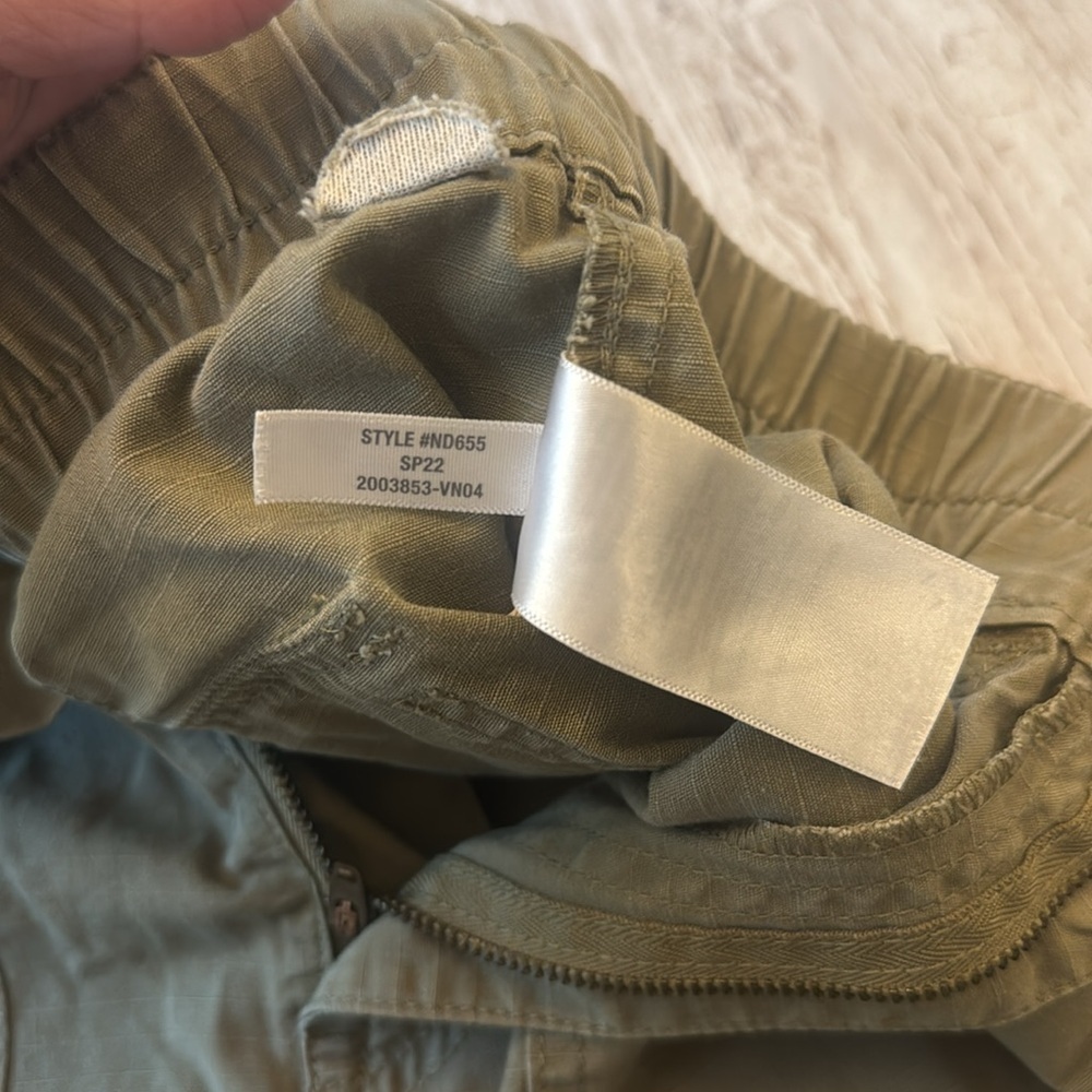 Madewell Cotton Ripstop Pull-On Straight Leg Cargo Pants S - Picture 9 of 12